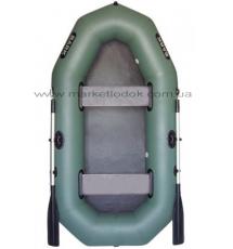 Двухместная надувная гребная лодка Барк В-240 без настила.